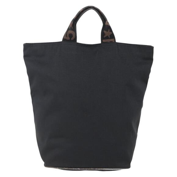 FENDI Hand Bag Nylon Black Auth ep11928